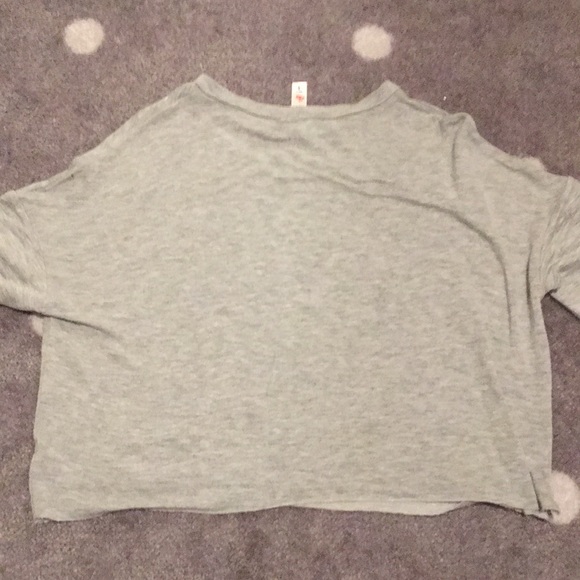 Long sleeve cropped tee - Picture 4 of 4